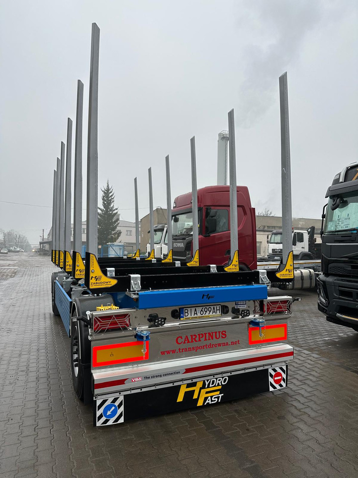 Hydrofast Przyczepa 2 osiowa do drewna stosowego HFP2/2-axle timber trailer HFP2 - Log trailer: picture 2 Hydrofast Przyczepa 2 osiowa do drewna stosowego HFP2/2-axle timber trailer HFP2 - Log trailer: picture 2