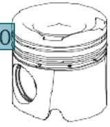 Tłoki do Mercedes om 936 - Piston/ Ring/ Bushing for Truck: picture 1 Tłoki do Mercedes om 936 - Piston/ Ring/ Bushing for Truck: picture 1
