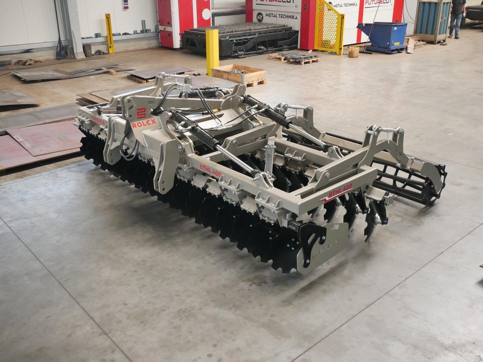 New Disc harrow ROLEX Hydraulische Scheibenegge / Hydraulic discs harrow / Dechaumeur à disques / Erpice a dischi / Гидравлическая дисковая борона / Brona talerzowa hydraulicznie składana lekka 4 m: picture 7
