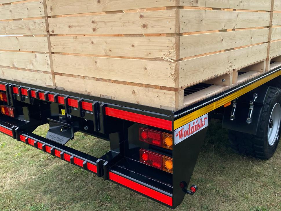 New Farm platform trailer Wodziński Obstbaumbühne / Orchard platform / Plateau de verger / Piattaforma per frutteto / Plataforma para huertos / Садовая платформа / Platforma sadownicza 12 t: picture 7