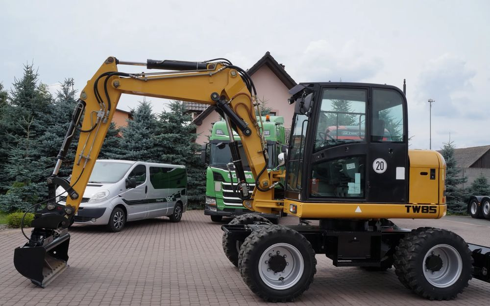Terex TW 85 Koparka kołowa Sprowadzona silnik DEUTZ Stan Wzorowy - Wheel excavator: picture 2 Terex TW 85 Koparka kołowa Sprowadzona silnik DEUTZ Stan Wzorowy - Wheel excavator: picture 2