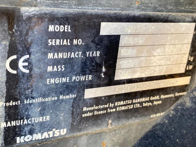 Wheel loader Komatsu WA250-5H Chargeuse à pneus: picture 15 Wheel loader Komatsu WA250-5H Chargeuse à pneus: picture 15