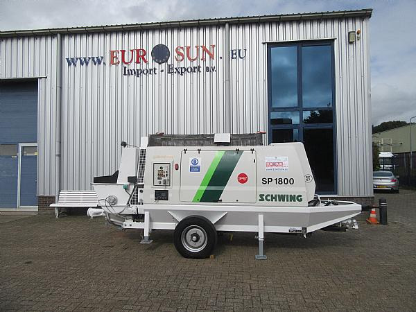 2014 SCHWING BP 1800 D -129 KW static pump - Stationary concrete pump: picture 2 2014 SCHWING BP 1800 D -129 KW static pump - Stationary concrete pump: picture 2