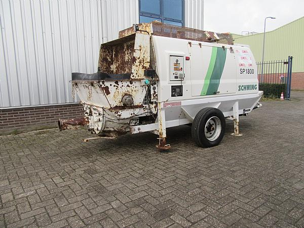 2014 SCHWING SP1800 D 129KW trailer pump - Stationary concrete pump: picture 4 2014 SCHWING SP1800 D 129KW trailer pump - Stationary concrete pump: picture 4
