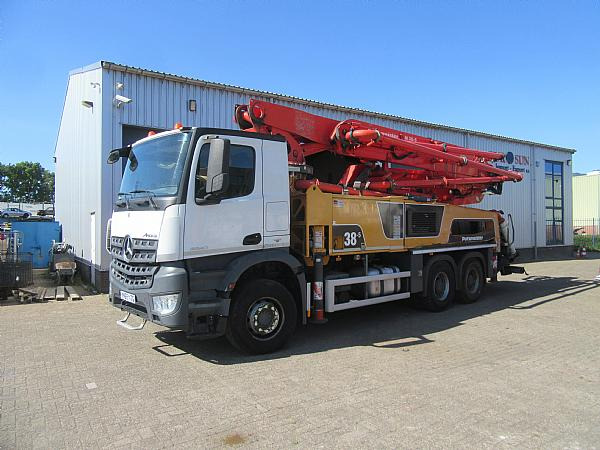 2015 PUTZMEISTER M38/5 AROCS 6x4 - Concrete pump truck: picture 1 2015 PUTZMEISTER M38/5 AROCS 6x4 - Concrete pump truck: picture 1