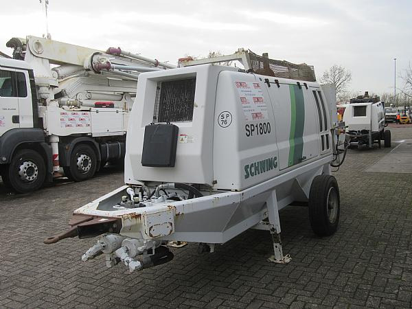 2015 SCHWING SP 1800 D 129KW - Stationary concrete pump: picture 3 2015 SCHWING SP 1800 D 129KW - Stationary concrete pump: picture 3
