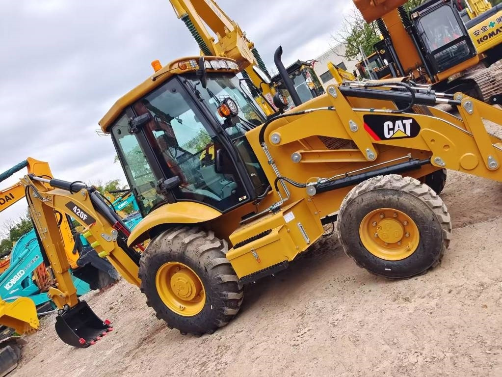 New Backhoe loader CAT 420 F 100% New: picture 19