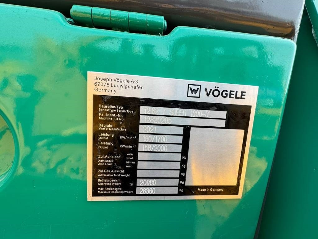 Vögele 1800-3 - Asphalt paver: picture 2 Vögele 1800-3 - Asphalt paver: picture 2