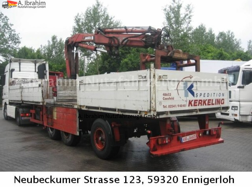 Ackermann PS24/12.5E PS 24 12,5 E mit MKG 150 - Dropside/ Flatbed semi-trailer: picture 3 Ackermann PS24/12.5E PS 24 12,5 E mit MKG 150 - Dropside/ Flatbed semi-trailer: picture 3