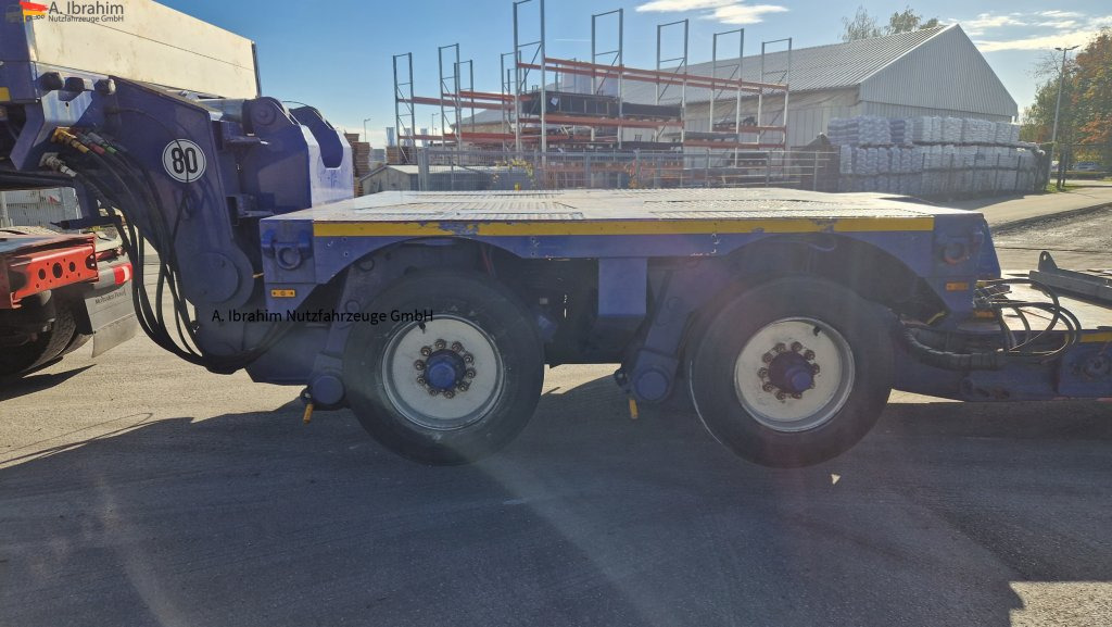 Low loader semi-trailer for transportation of heavy machinery Faymonville Dollyachse, hydr. gelenkt mit Motor für Zwangslenkung: picture 7