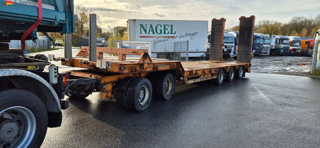 Goldhofer TN-L5-39/80 5 achs Tieflader, 5. Achse nachlaufgelenkt Rost ja, Substanz ok - Low loader trailer: picture 1 Goldhofer TN-L5-39/80 5 achs Tieflader, 5. Achse nachlaufgelenkt Rost ja, Substanz ok - Low loader trailer: picture 1