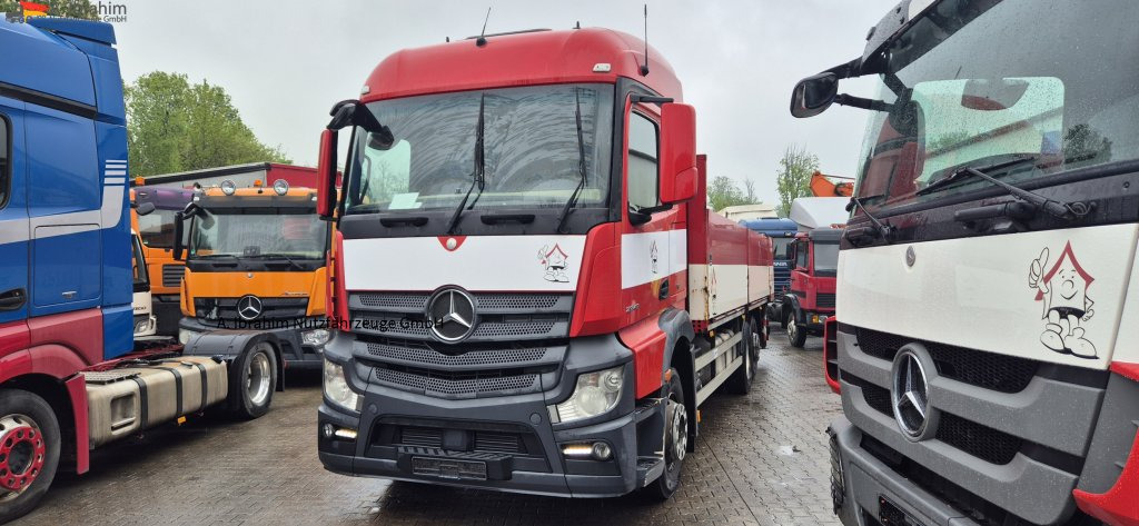 Mercedes-Benz DB 2545 HIAB 166 mit Zange. Lift-Lenkachse einsatzbereit - Dropside/ Flatbed truck, Crane truck: picture 1 Mercedes-Benz DB 2545 HIAB 166 mit Zange. Lift-Lenkachse einsatzbereit - Dropside/ Flatbed truck, Crane truck: picture 1
