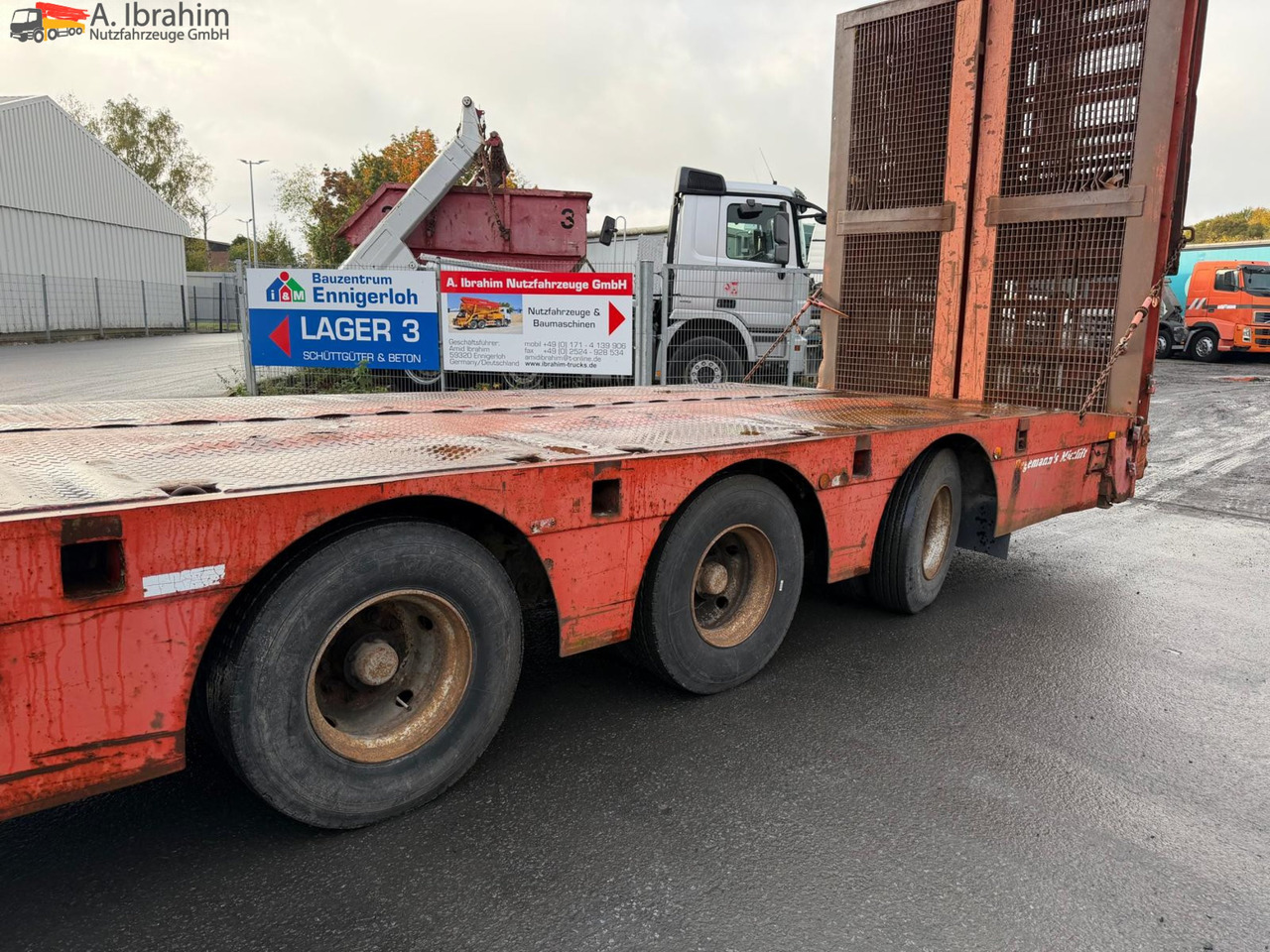 Nooteboom OSD-48-03 V/L ausziehbar | 1 x Lenkachse | Rampen - Low loader semi-trailer: picture 3 Nooteboom OSD-48-03 V/L ausziehbar | 1 x Lenkachse | Rampen - Low loader semi-trailer: picture 3