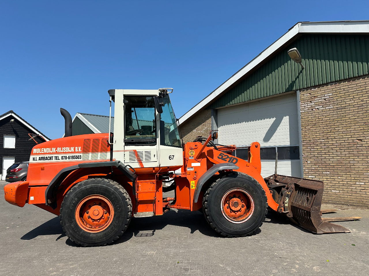 Wheel loader Case 521D: picture 7