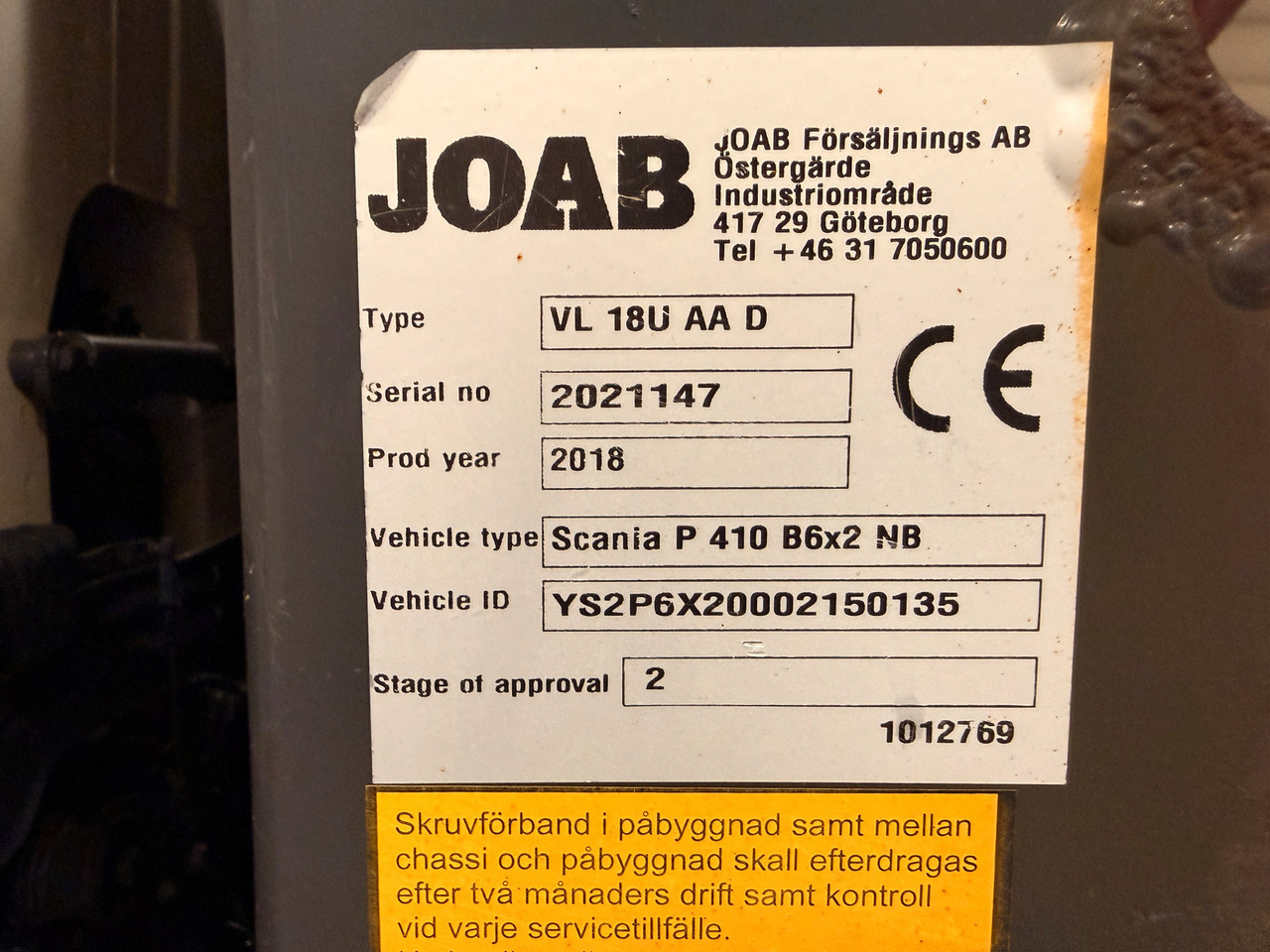 Skip loader truck Scania P410: picture 10