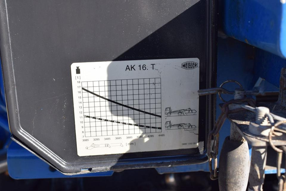 Skip loader truck DAF  XF 510 Meiller Kipper 6X2 EURO5 Fernbedienung: picture 16