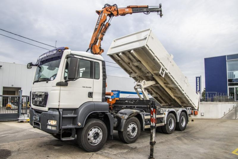 MAN TGS 35.400+TEREX 16T/2 - Tipper, Crane truck: picture 1 MAN TGS 35.400+TEREX 16T/2 - Tipper, Crane truck: picture 1