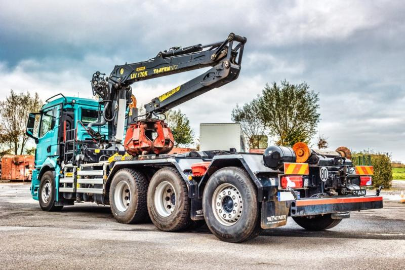 MAN TGS 35.520 BL-8x4-4 BL+TAJFUN L170 K - Hook lift truck, Crane truck: picture 5 MAN TGS 35.520 BL-8x4-4 BL+TAJFUN L170 K - Hook lift truck, Crane truck: picture 5
