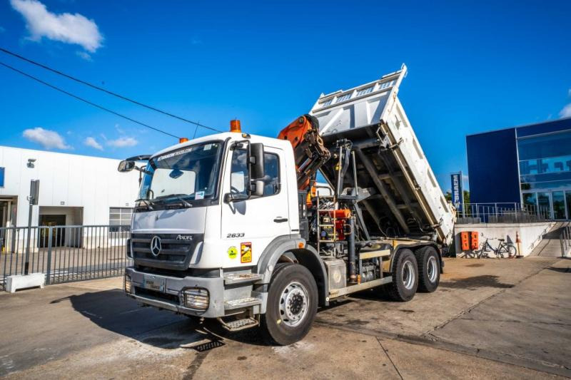 Mercedes AXOR 2633+BIBENNE+PALFINGER 18T/m /3XHydr. - Tipper, Crane truck: picture 1 Mercedes AXOR 2633+BIBENNE+PALFINGER 18T/m /3XHydr. - Tipper, Crane truck: picture 1