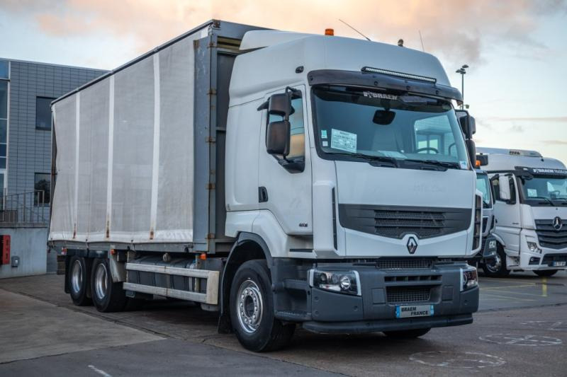 Renault PREMIUM LANDER 460DXI-6x2+10 pneus/tires-intarder - Curtainsider truck: picture 2 Renault PREMIUM LANDER 460DXI-6x2+10 pneus/tires-intarder - Curtainsider truck: picture 2