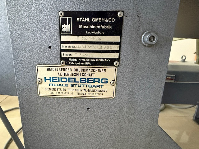 Stahl T 36/4-F - Folding machine: picture 4 Stahl T 36/4-F - Folding machine: picture 4