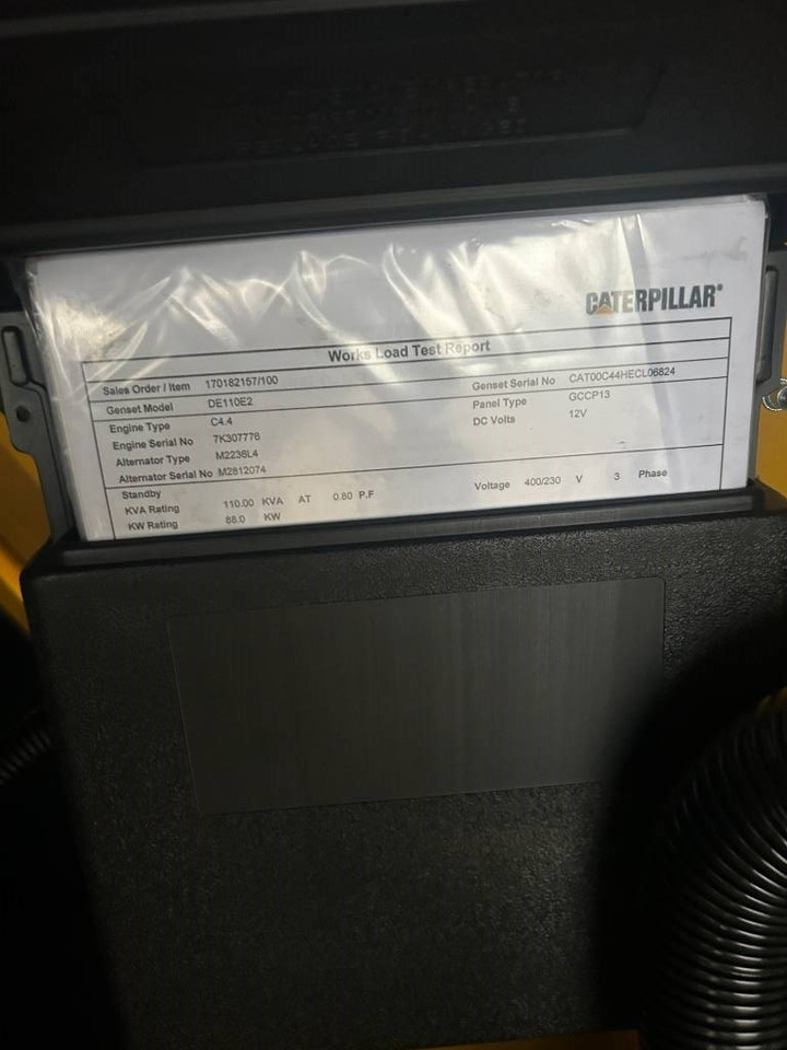 CAT DE110E2 - 110 kVA Generator - DPX-18014  leasing CAT DE110E2 - 110 kVA Generator - DPX-18014: picture 22