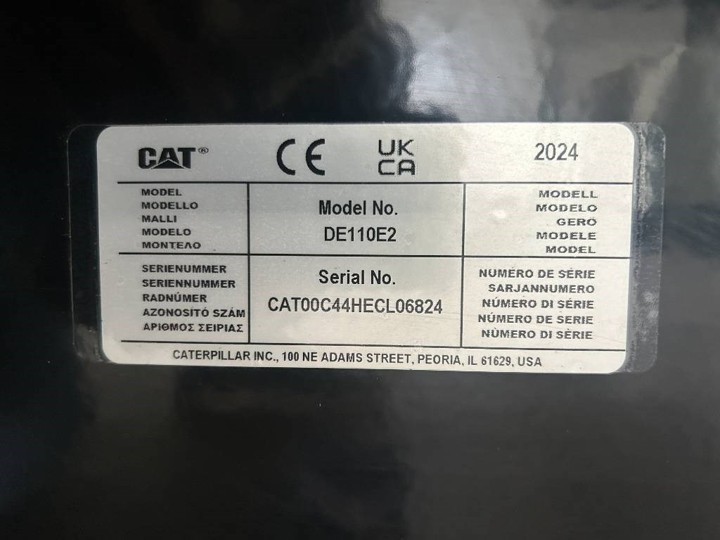 CAT DE110E2 - 110 kVA Generator - DPX-18014  leasing CAT DE110E2 - 110 kVA Generator - DPX-18014: picture 21