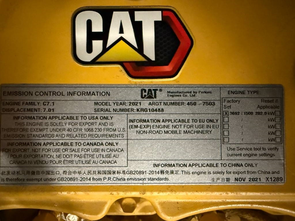 CAT DE220E0 - 220 kVA Generator - DPX-18018  leasing CAT DE220E0 - 220 kVA Generator - DPX-18018: picture 17