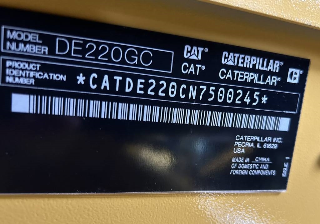 New Generator set CAT DE220GC - 220 kVA Stand-by Generator - DPX-18212: picture 17