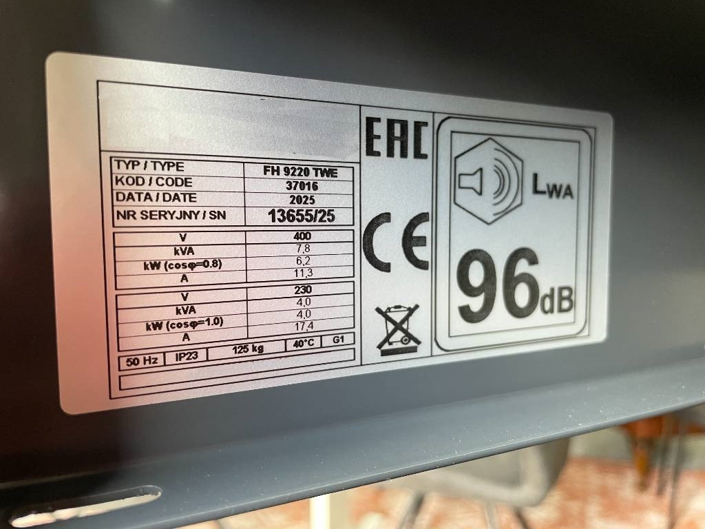 Honda FH9220TWE - 8.7 kVA generator - DPX-17965 - Generator set: picture 5 Honda FH9220TWE - 8.7 kVA generator - DPX-17965 - Generator set: picture 5