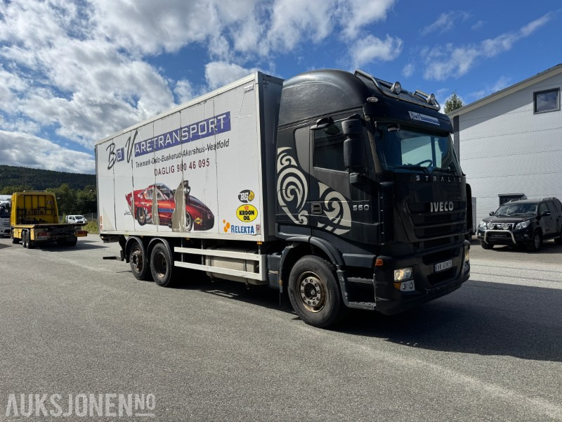 2009 Iveco Stralis 260S56, 560 hk, skapbil m/sideåpning og løftelem - Box truck: picture 4 2009 Iveco Stralis 260S56, 560 hk, skapbil m/sideåpning og løftelem - Box truck: picture 4