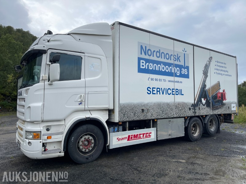 2009 Scania 480 R-serie Topline Skapbil med full sideåpning og Zepro baklift - Box truck: picture 2 2009 Scania 480 R-serie Topline Skapbil med full sideåpning og Zepro baklift - Box truck: picture 2