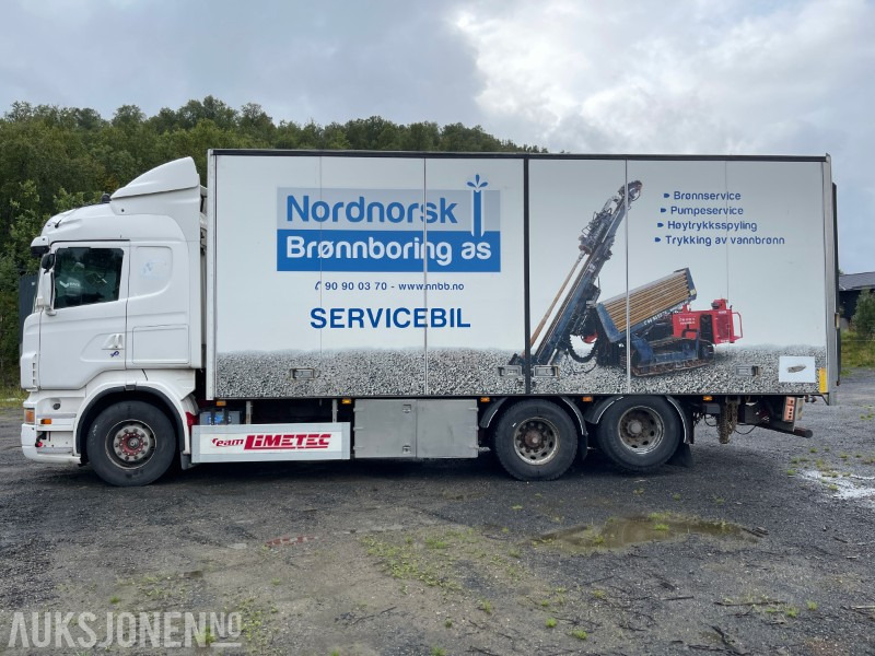 2009 Scania 480 R-serie Topline Skapbil med full sideåpning og Zepro baklift - Box truck: picture 3 2009 Scania 480 R-serie Topline Skapbil med full sideåpning og Zepro baklift - Box truck: picture 3