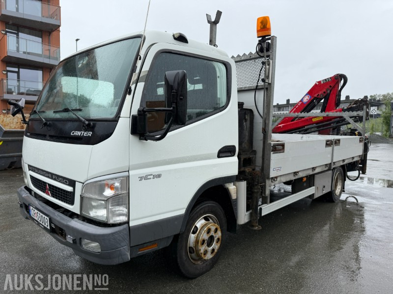 2010 Mitsubishi Fuso Canter 7C18 m/ HMF 635-K2 kran – lav km, fjernstyring - Crane truck: picture 1 2010 Mitsubishi Fuso Canter 7C18 m/ HMF 635-K2 kran – lav km, fjernstyring - Crane truck: picture 1
