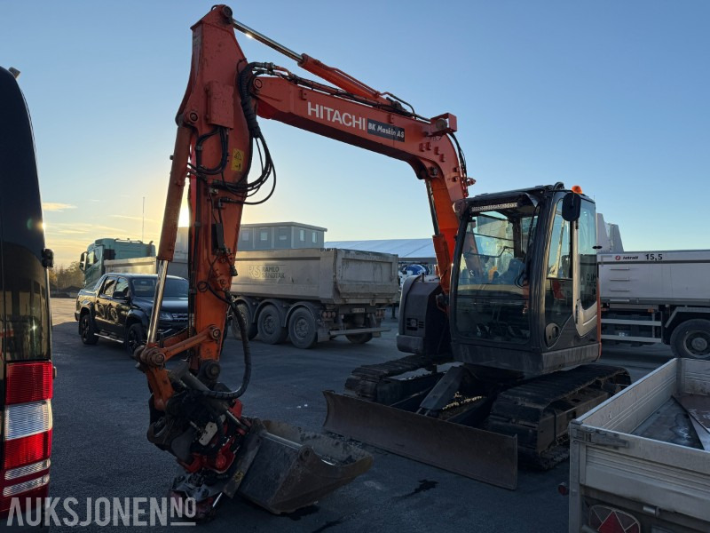 2012 Hitachi ZX 85US-3 - ROTOTILT - SENTRALSMØRING - BUNKRINGSPUMPE - Excavator: picture 1 2012 Hitachi ZX 85US-3 - ROTOTILT - SENTRALSMØRING - BUNKRINGSPUMPE - Excavator: picture 1