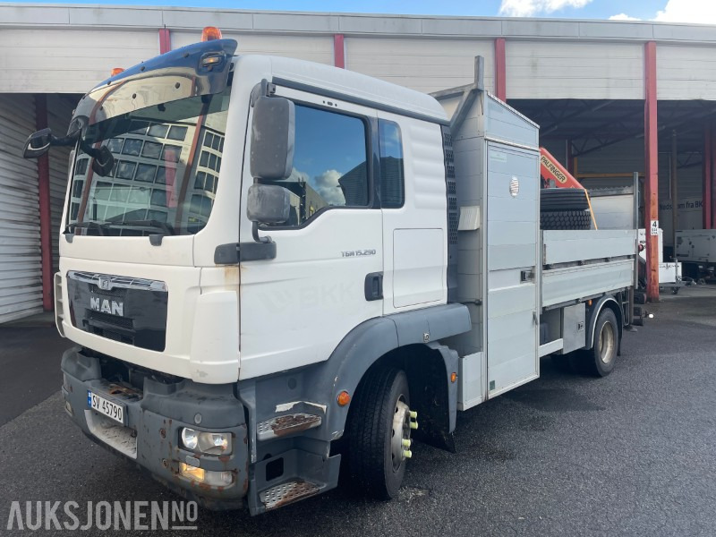 2013 MAN TGM 15.290 E- verkspåbygg med bak montert kran (Palfinger PK9002 – EH) og vinsj - Nye vinterfelger og dekk NYLIG EU OK - Crane truck: picture 1 2013 MAN TGM 15.290 E- verkspåbygg med bak montert kran (Palfinger PK9002 – EH) og vinsj - Nye vinterfelger og dekk NYLIG EU OK - Crane truck: picture 1
