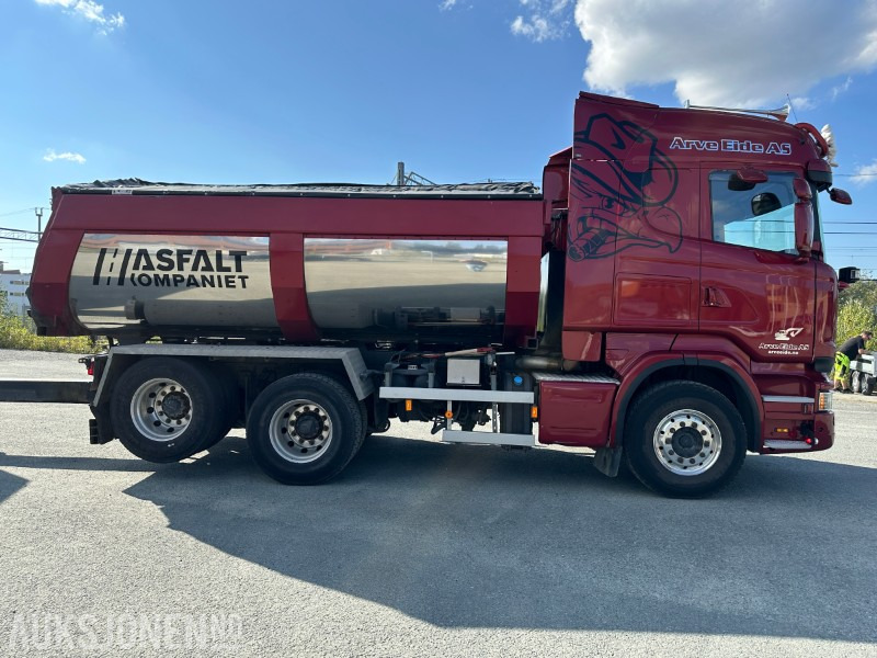 Tipper 2013 Scania R500 tippbil med asfaltbalje og tilhenger: picture 6