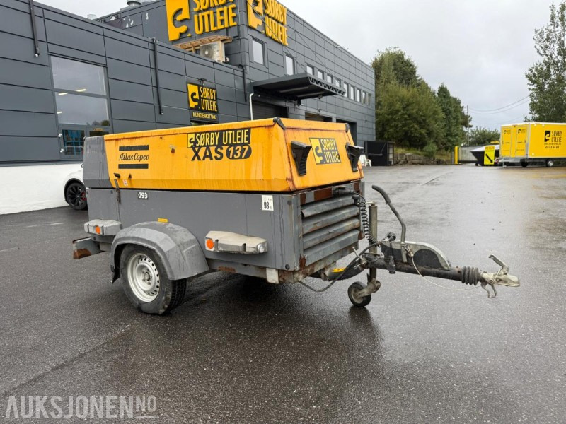 2014 Atlas Copco XAS 137 kompressor 3077 timer - servicehistorikk. - Construction equipment: picture 2 2014 Atlas Copco XAS 137 kompressor 3077 timer - servicehistorikk. - Construction equipment: picture 2