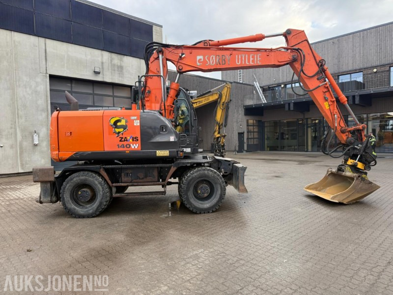 2014 Hitachi Zaxis 140W HJULGRAVER ENGCON ROTOTILT SERVICEHISTORIKK SENTRALSMØRING. - Excavator: picture 2 2014 Hitachi Zaxis 140W HJULGRAVER ENGCON ROTOTILT SERVICEHISTORIKK SENTRALSMØRING. - Excavator: picture 2