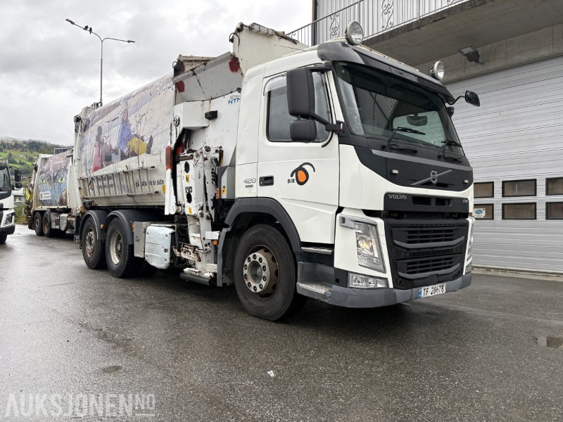 2014 Volvo FM420 EURO 6 sidelaster / komprimatorbil / renovasjonsbil - EU godkjent til 31.08.2026 - Garbage truck: picture 2 2014 Volvo FM420 EURO 6 sidelaster / komprimatorbil / renovasjonsbil - EU godkjent til 31.08.2026 - Garbage truck: picture 2