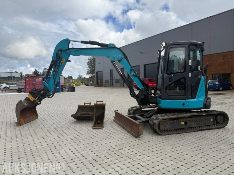 2016 Airman AX55U-6A BELTEGRAVER ENGCON TILTROTATOR SENTRALSMØRING SERVICEHISTORIKK 3 SKUFFER. - Excavator: picture 4 2016 Airman AX55U-6A BELTEGRAVER ENGCON TILTROTATOR SENTRALSMØRING SERVICEHISTORIKK 3 SKUFFER. - Excavator: picture 4