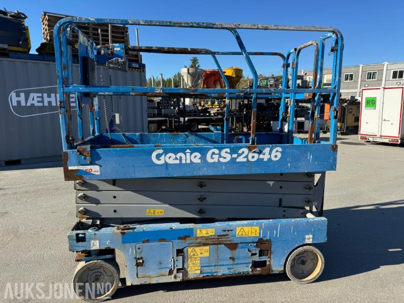 2016 Genie GS-2646 batteridreven sakselift / 10m / Årskontrollert - Aerial platform: picture 2 2016 Genie GS-2646 batteridreven sakselift / 10m / Årskontrollert - Aerial platform: picture 2
