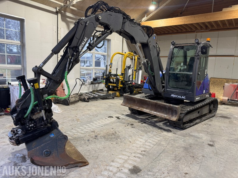 2016 Mecalac 8MCR-T4 gravemaskin - Mini excavator: picture 1 2016 Mecalac 8MCR-T4 gravemaskin - Mini excavator: picture 1