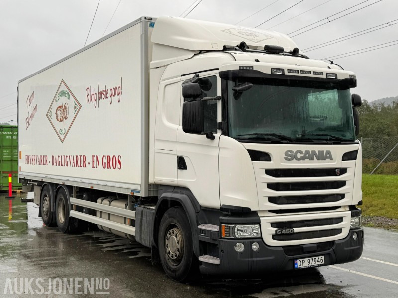 2016 Scania G450 med 2-soners kjøl- og frys, 1 eier, 2 kjølesoner, Gullavtale, Zepro, Onspot kjettinger, ryggekamera - Box truck: picture 3 2016 Scania G450 med 2-soners kjøl- og frys, 1 eier, 2 kjølesoner, Gullavtale, Zepro, Onspot kjettinger, ryggekamera - Box truck: picture 3