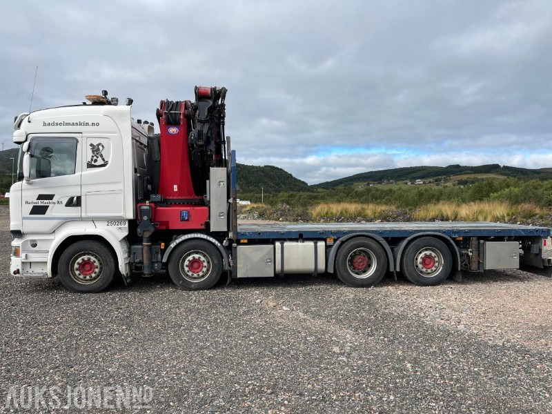 2016 Scania R-serie 8x2 HMF 85TM kranbil, Komplett karmsett, Kran sertifisert Aug 2025, Eu godkjent til 05.10.2026, klar til nye oppdrag ! - Crane truck: picture 3 2016 Scania R-serie 8x2 HMF 85TM kranbil, Komplett karmsett, Kran sertifisert Aug 2025, Eu godkjent til 05.10.2026, klar til nye oppdrag ! - Crane truck: picture 3