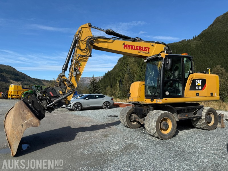 2018 Cat M318F Hjulgraver med OilQuick Rotortilt og GPS - Excavator: picture 1 2018 Cat M318F Hjulgraver med OilQuick Rotortilt og GPS - Excavator: picture 1