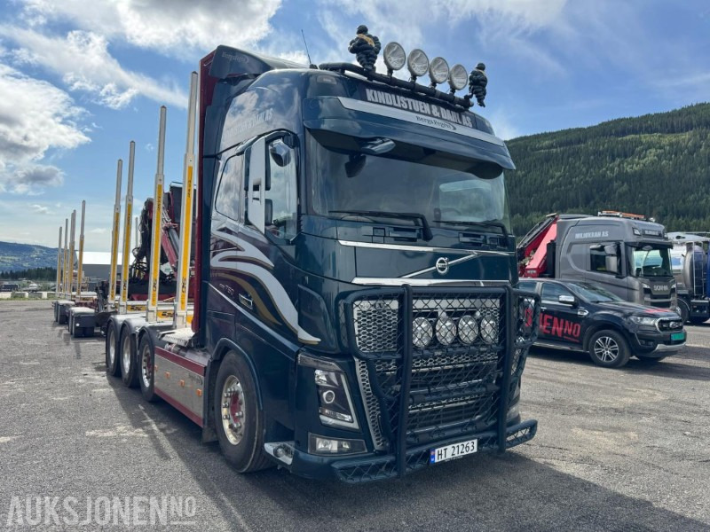 2018 Volvo FH16 8X4 komplett tømmerbil med kran og henger. - Log truck, Crane truck: picture 3 2018 Volvo FH16 8X4 komplett tømmerbil med kran og henger. - Log truck, Crane truck: picture 3