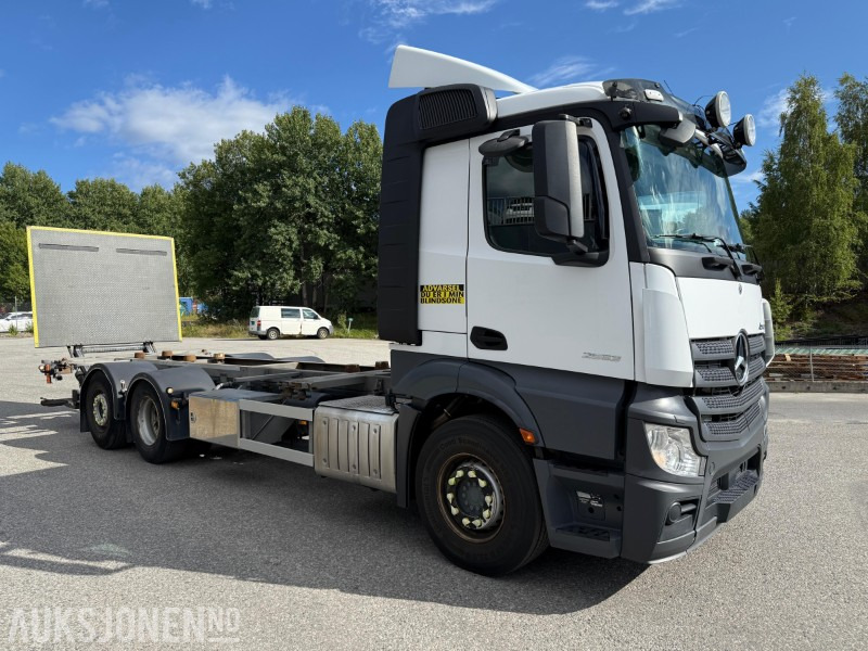 2019 Mercedes-Benz ACTROS 2553, containerbil, cruise, baklem, ryggekamera, ekstralys, 530hk - Container transporter/ Swap body truck: picture 3 2019 Mercedes-Benz ACTROS 2553, containerbil, cruise, baklem, ryggekamera, ekstralys, 530hk - Container transporter/ Swap body truck: picture 3