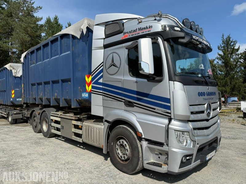 2019 Mercedes-Benz Actros Krokbil / Leveres Eugodkjent - Hook lift truck: picture 3 2019 Mercedes-Benz Actros Krokbil / Leveres Eugodkjent - Hook lift truck: picture 3