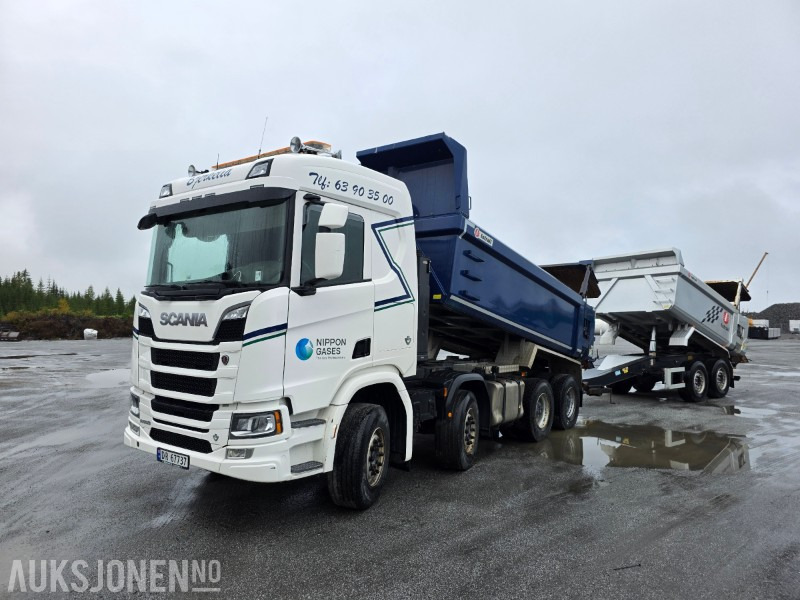 2019 Scania R650 8X4 tippbil med ISTRAIL henger Lav kilometer - Tipper: picture 1 2019 Scania R650 8X4 tippbil med ISTRAIL henger Lav kilometer - Tipper: picture 1